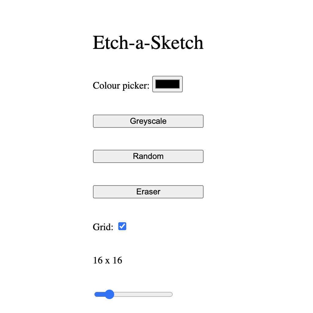 Image of Etch-A-Sketch project