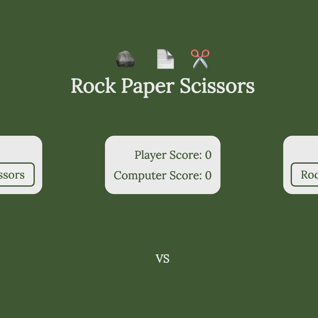 Image of Rock Paper Scissors project